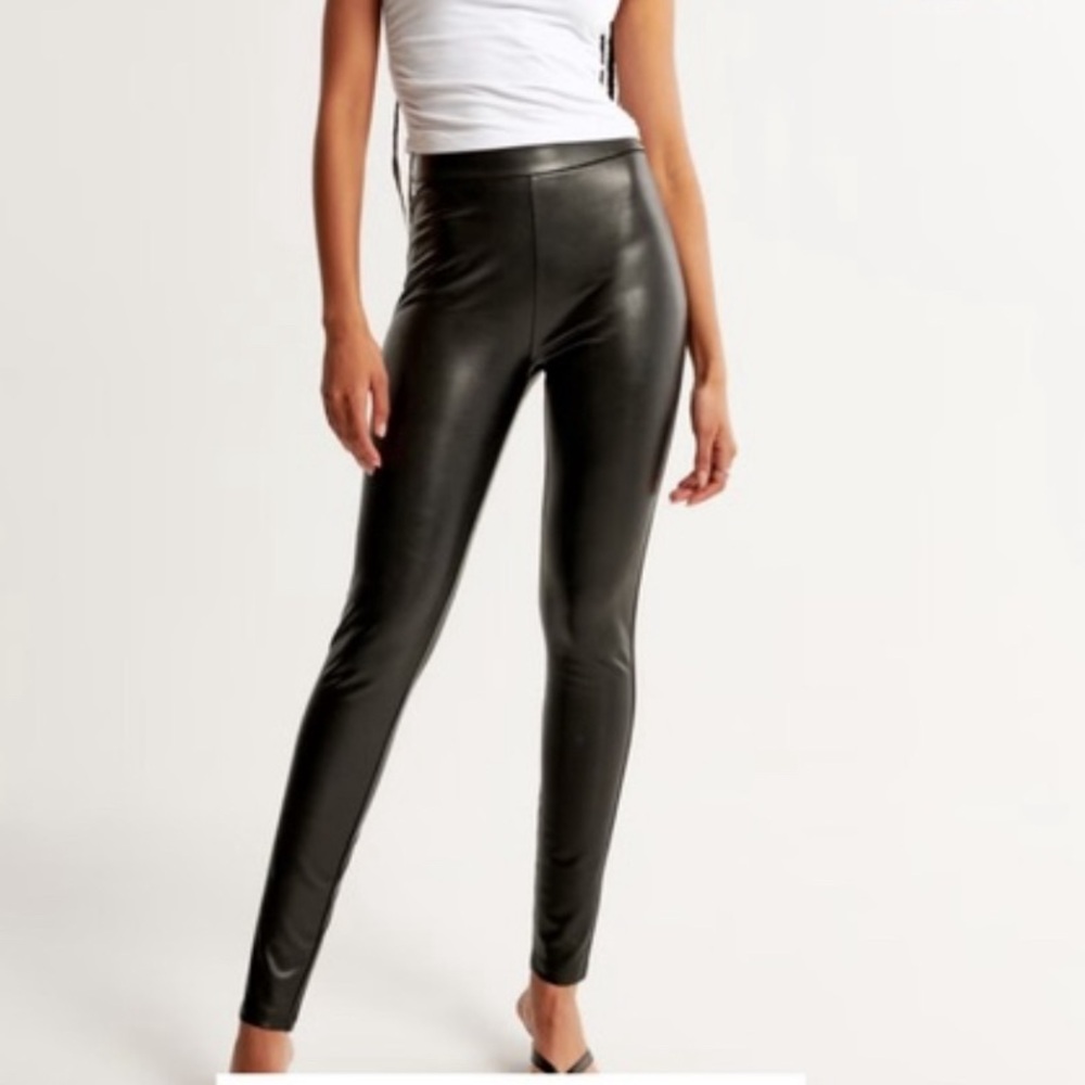 Abercrombie & Fitch Vegan Leather Pants